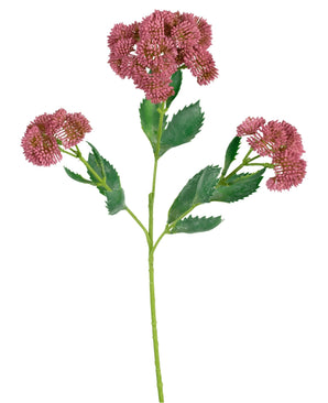 Kunsttak Sedum 48 cm rood