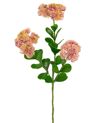 Kunsttak Sedum 56 cm lichtroze