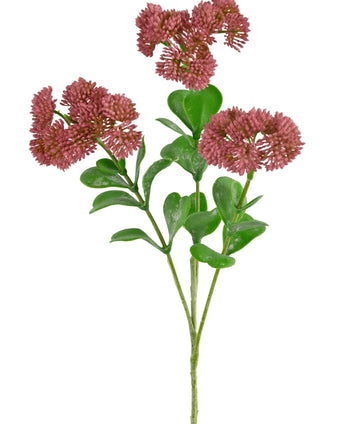 Kunsttak Sedum 56 cm roze