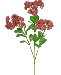 Kunsttak Sedum 56 cm roze