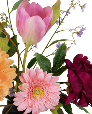 Zijden kunstbloemen boeket Love in Bloom