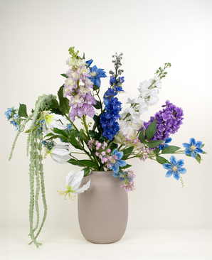 Zijden kunstbloemen boeket Midnight Valley