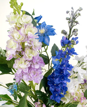 Zijden kunstbloemen boeket Midnight Valley