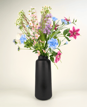 Zijden kunstbloemen boeket Bloom & Glow