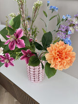 Zijden kunstbloemen boeket Bloom & Glow