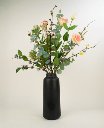 Zijden kunstbloemen boeket Blush Blossom