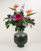 Zijden kunstbloemen boeket Caribbean Sunset