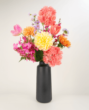 Zijden kunstbloemen boeket Colourburst Blossom