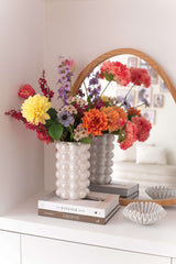 Zijden kunstbloemen boeket Colourburst Blossom