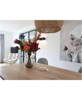 Zijden kunstbloemen boeket Colourful Spirit