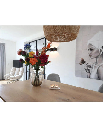Zijden kunstbloemen boeket Colourful Spirit