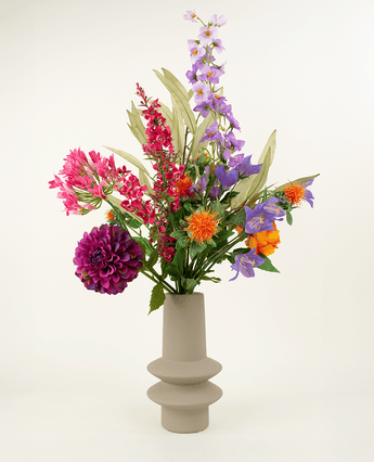 Zijden kunstbloemen boeket Colourful Svenski