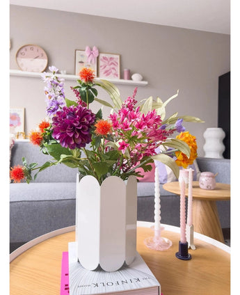 Zijden kunstbloemen boeket Colourful Svenski
