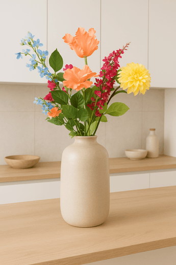 Zijden kunstbloemen boeket Confetti Bloom