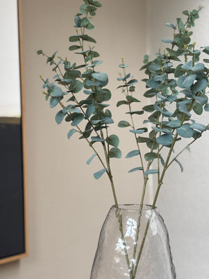 Zijden kunstbloemen boeket Eucalyptus
