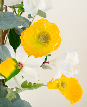 Zijden kunstbloemen boeket Fields of Joy