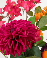 Zijden kunstbloemen boeket Fiesta Sunset