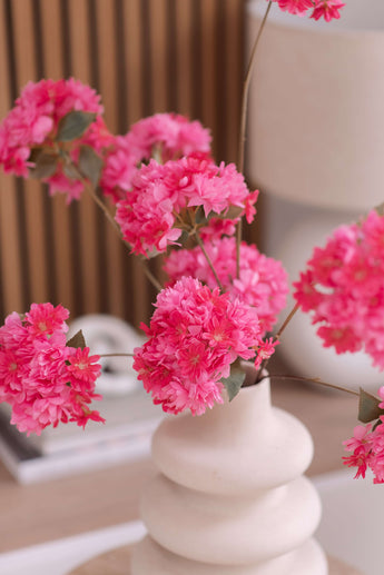 Zijden kunstbloemen boeket Kersenbloesem Roze