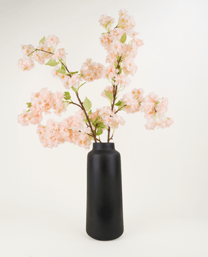 Zijden kunstbloemen boeket Kersenbloesem lichtroze