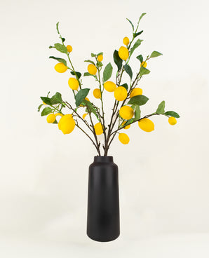 Zijden kunstbloemen boeket Lemons