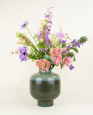 Zijden kunstbloemen boeket Morning Dew
