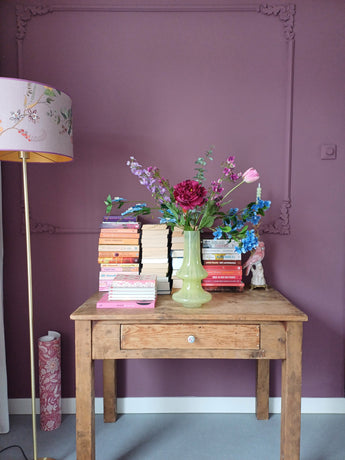 Zijden kunstbloemen boeket Painted Petals