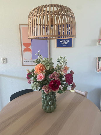 Zijden kunstbloemen boeket The Wild Bunch