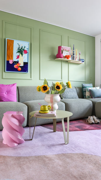 Zijden kunstbloemen boeket Zonnebloem