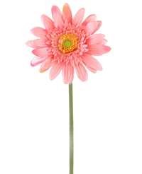 Kunstbloem Gerbera 55 cm roze