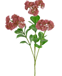 Kunsttak Sedum 56 cm roze