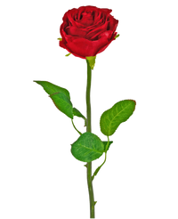 Kunstbloem Roos Klassiek 54 cm rood