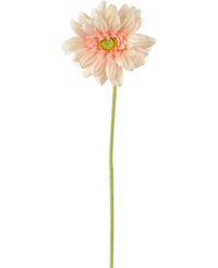Kunstbloem Gerbera mini 47 cm zachtroze